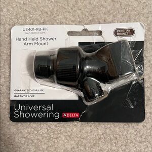 Delta Venetian Bronze Adjustable Hand Held Shower Arm Mount